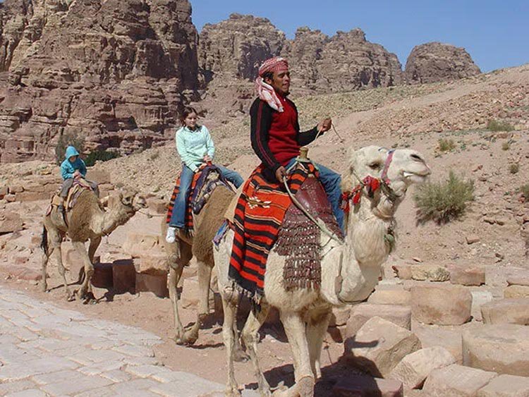 Jordanie met kinderen