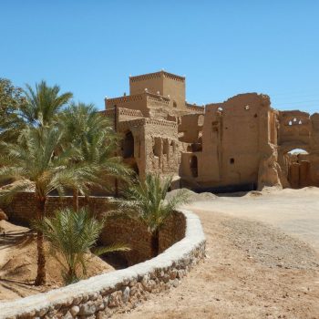 Oase stad in Iran