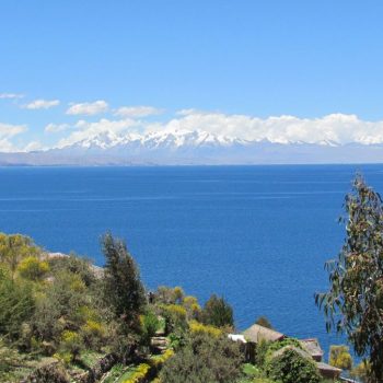 Titicaca meer op het Isla del Sol