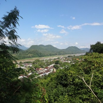 Uitzicht over Luang Prabang