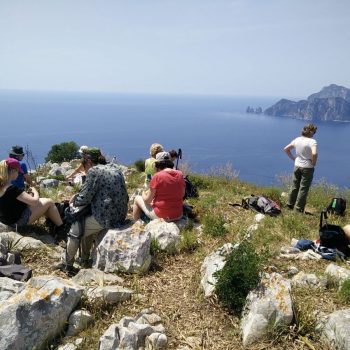 Pauze op Punta Campanella