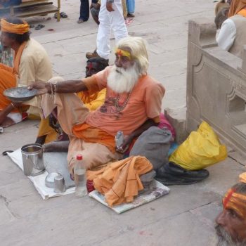 Sadhu bij de Ganges