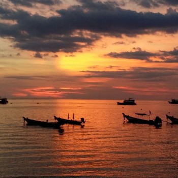 Zonsondergang koh tao