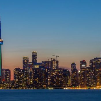 Toronto Skyline vanaf Ward's Island