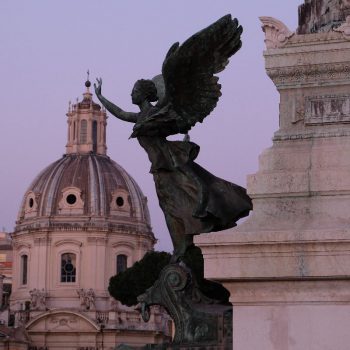 Engel op het monument Vittorio Emanuelle