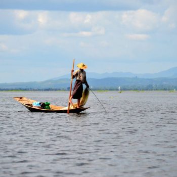 Voetvisser Inle Lake