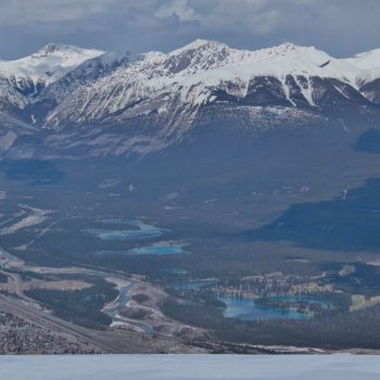 Vanaf Whistler mountain, top of the world