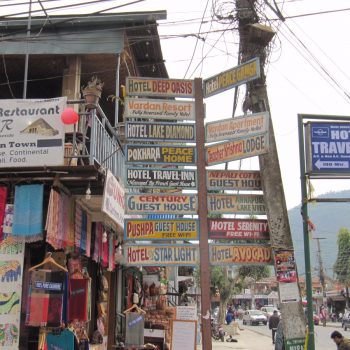 Pokhara centrum