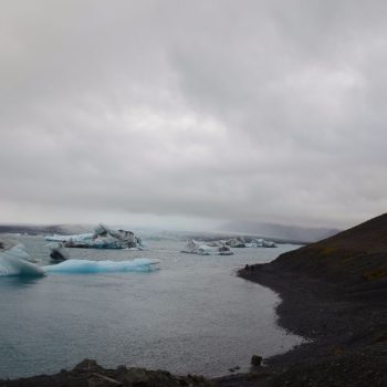 Jökulsárlón meer. 