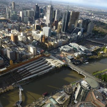 Uitzicht vanaf Skydeck Eureka Tower