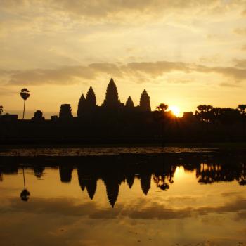 Zonsopkomst bij Angkor Wat