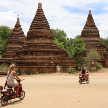 Elektrische bikes in Bagan