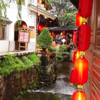 Old town & lampionnen (Lijiang)
