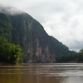 Vanaf de Mekong rivier