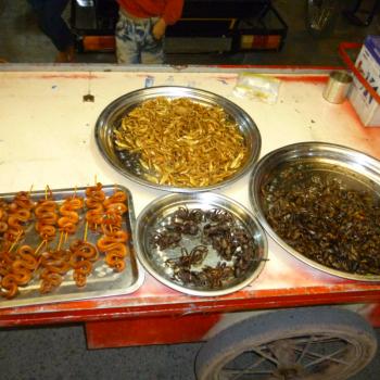 Lekker hapje op de markt in Siem Reap