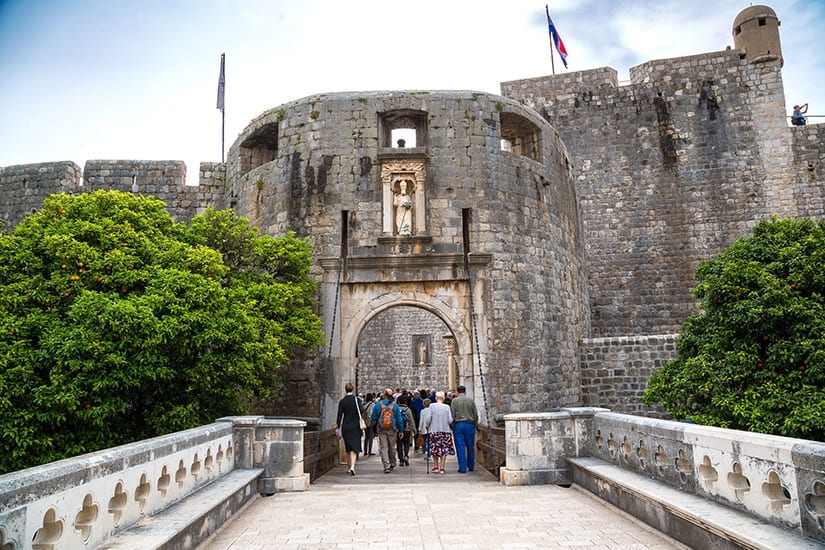 Oude stadspoort Pile, Dubrovnik