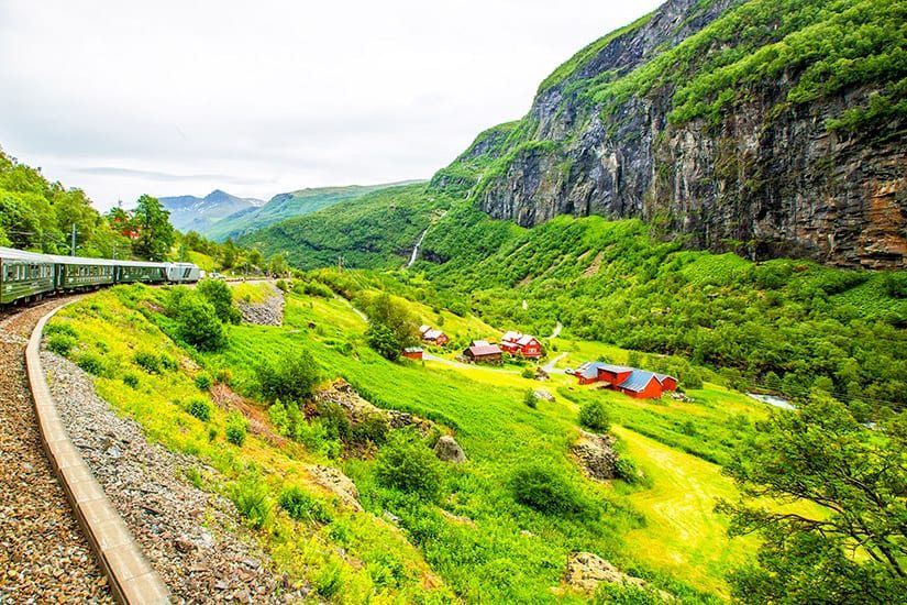 Treinreis Oslo-Bergen