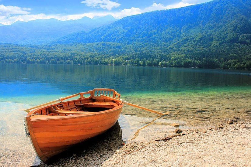 Meer van Bohinj, Slovenië