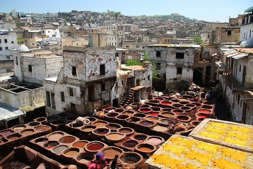 Leerlooierij in Fez