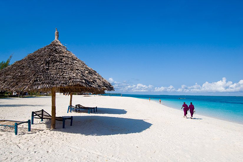 Strand op Zanzibar