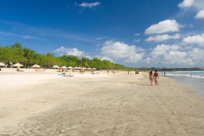 Strand van Kuta op Bali