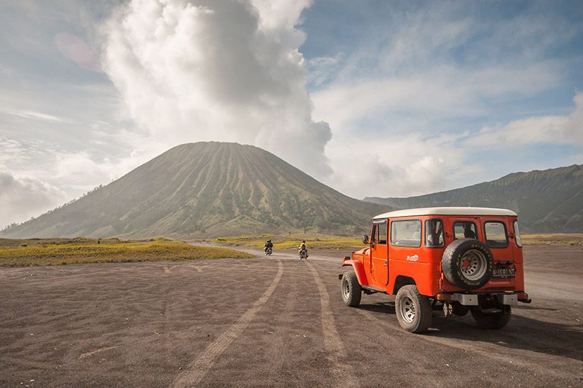 Bromo vulkaan jeep