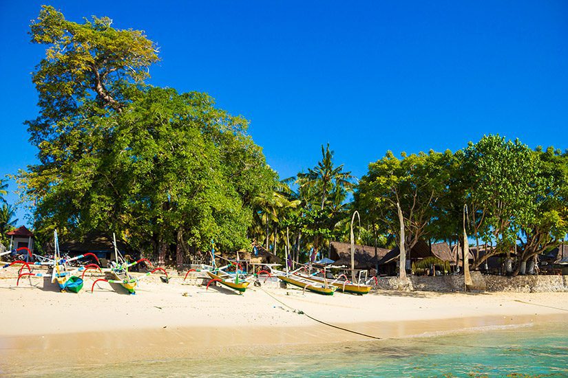 Strandje op Nusa Lembongan