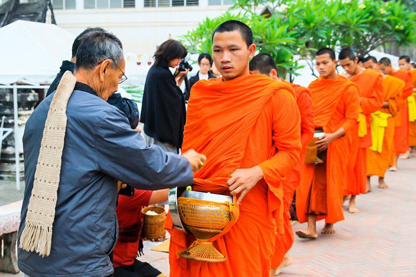 Monniken, Luang Prabang