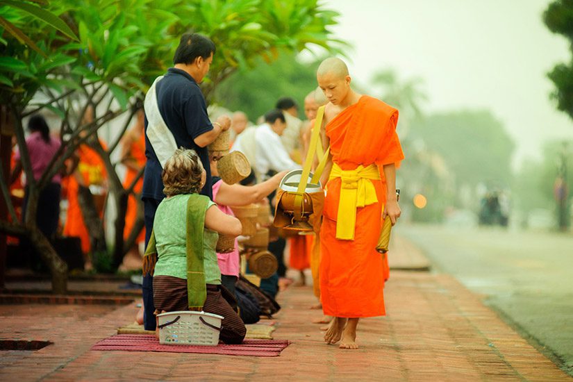 Monniken, Luang Prabang