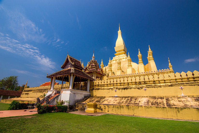 Pha That Luang in Vientiane