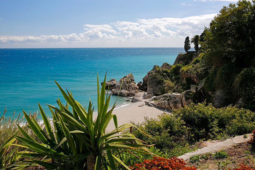 Carabeillo strand in nerja