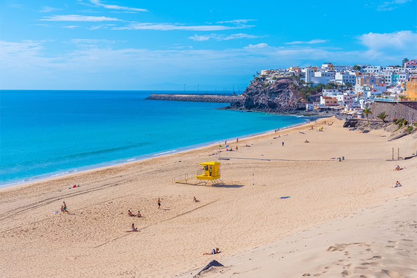 Playa de Matorral op Fuerteventura