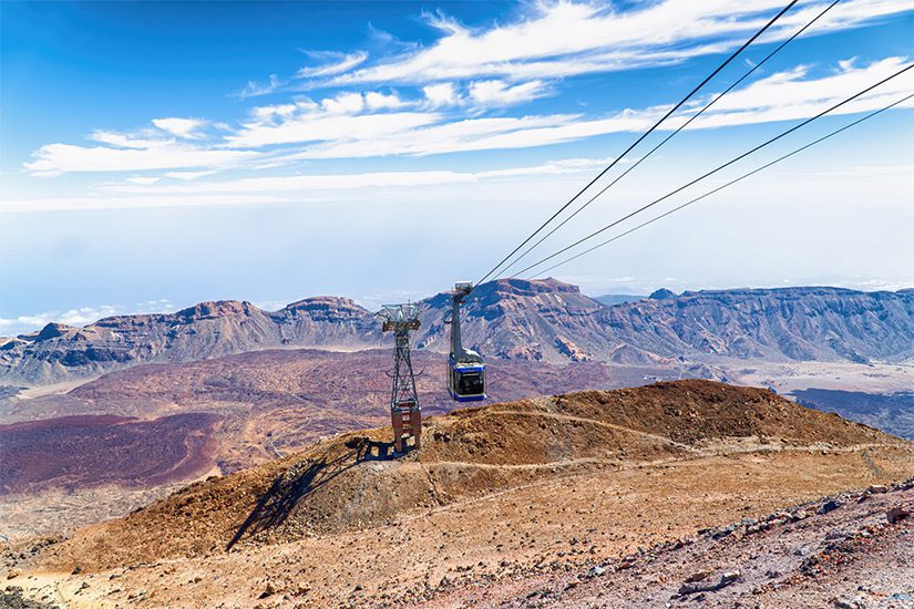 Kabelbaan op de El Teide Tenerife