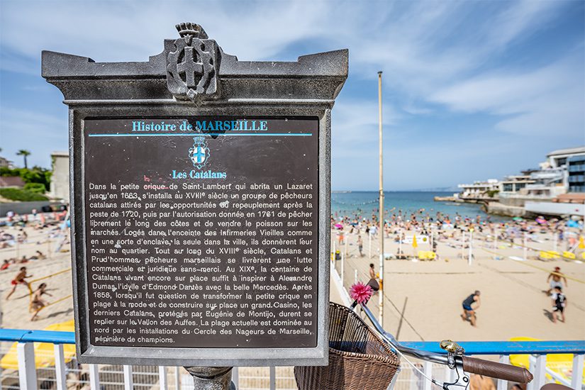 Plage des Catalans in Marseille
