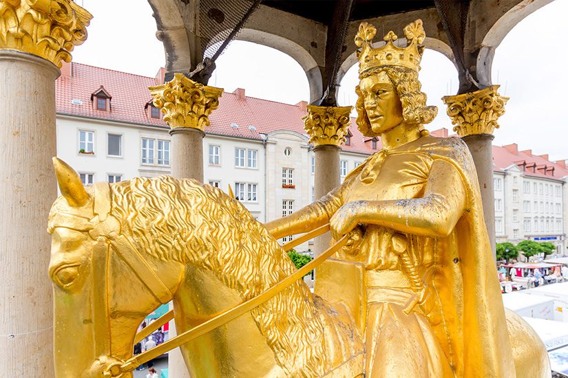 Gouden Ruiterstandbeeld van Magdeburger Reiter