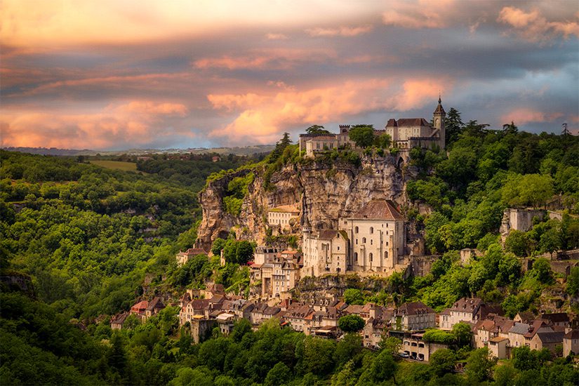 Het Franse dorpje Rocamadour