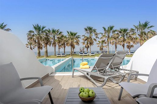 Junior suite met privézwembad @ Lyttos Beach Hotel Kreta