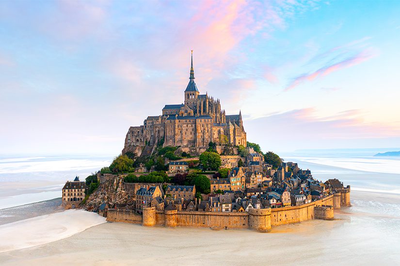 Mont Saint Michel in Normandië
