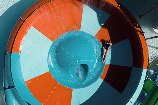 Glijbaan van Stella Palace Resort en Spa op Kreta