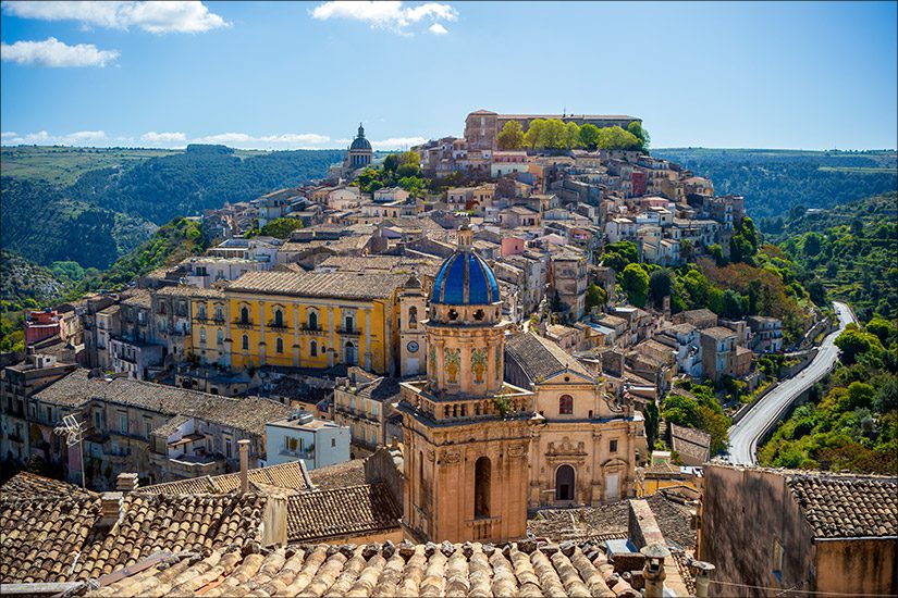 Barokstad Ragusa op Sicilië