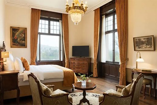 Hotelkamer Schloss Lieser