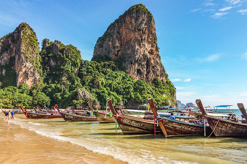 Het schitterende Railay Beach in Krabi