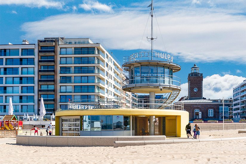 Iconische EHBO-post in Knokke-Heist