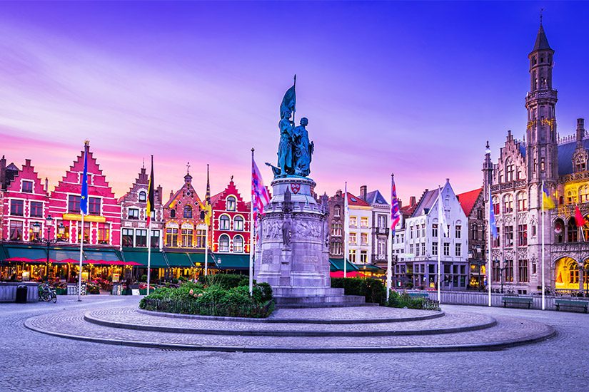 De Grote Markt in Brugge