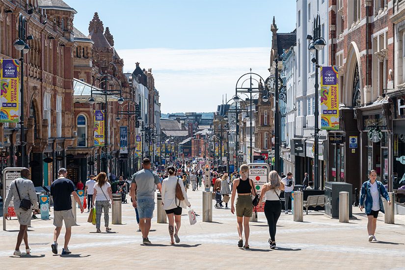 De stad Leeds