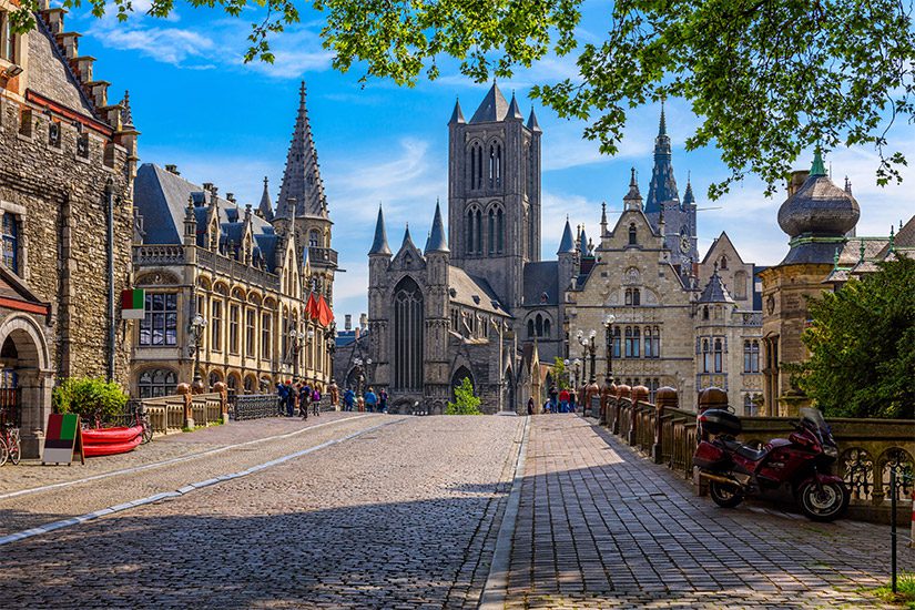 Middeleeuws centrum van Gent
