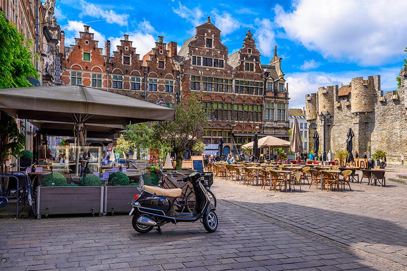 Terrassen in Gent