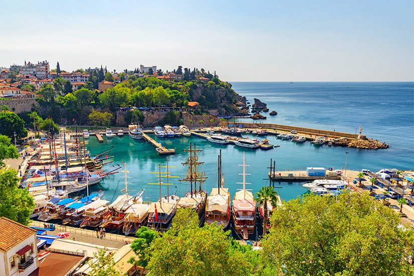 Antalya old marina in Kaleiçi