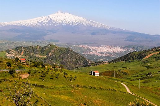 Binnenland van Sicilië