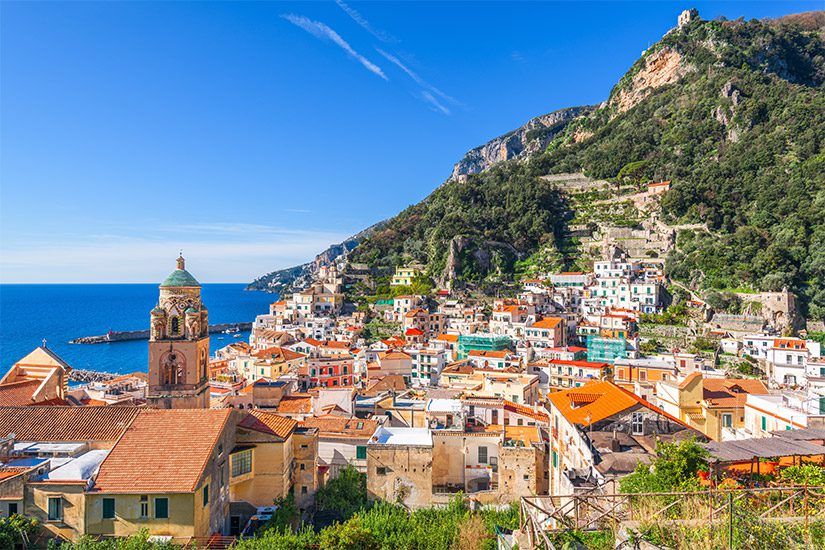 De stad Amalfi